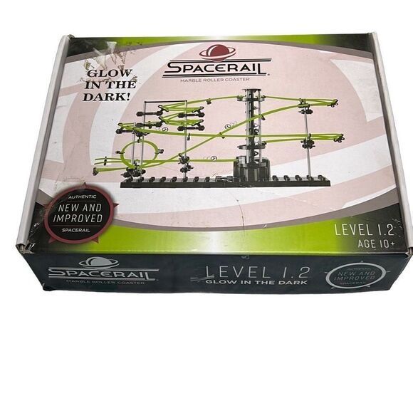 SpaceRail Marble Run Level 1.2 | Glow in the Dark - Picture 1 of 8